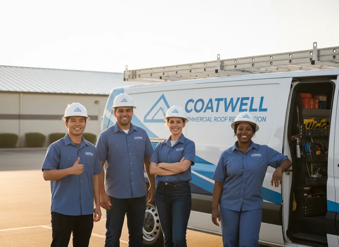 Commercial roof coating company in Fowler, IL
